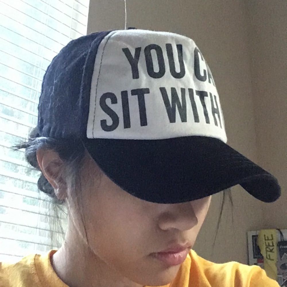 You CAN sit with us cap